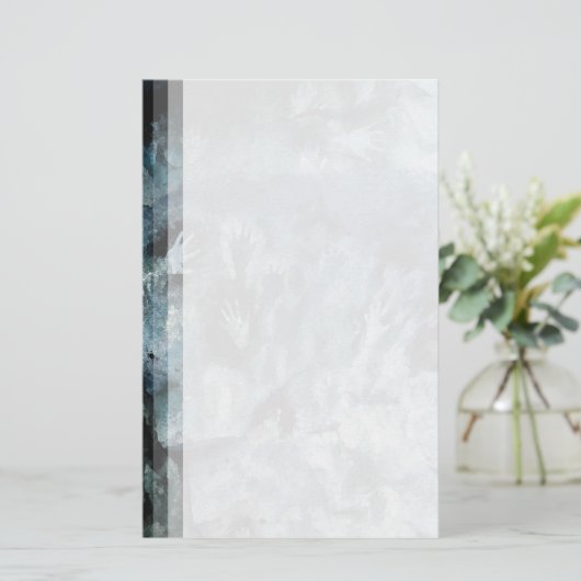 青い手 便箋 (スタンド正面)