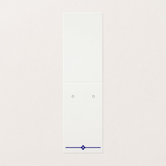 青い折りカスタム畳みテントイヤリングカードのダイヤモンド 名刺 (外部フラット)