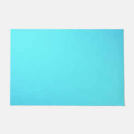 青い抽象画 ドアマット