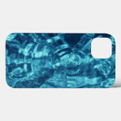 青い抽象画 Case-Mate iPhoneケース (裏面 (横))