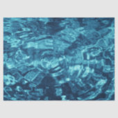 青い抽象的なティッシュペーパー 薄葉紙 (正面)