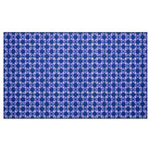 青い抽象芸術パターン ファブリック (ファットクウォーター)