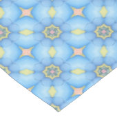 青い抽象芸術フローラ テーブルクロス (アングル)