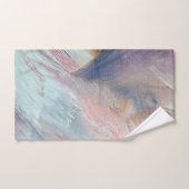 青い抽象芸術ブラシストローク バスタオルセット (ハンドタオル)