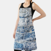 青い抽象芸術背景デザイン抽象芸術、高齢、 エプロン (インサイチュ)