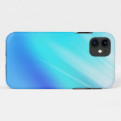 青い抽象芸術背景 Case-Mate iPhoneケース (裏面(横))