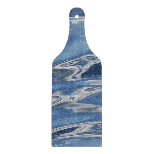 青い抽象芸術 カッティングボード (正面)
