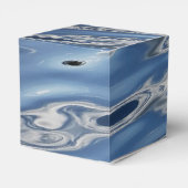 青い抽象芸術 フェイバーボックス (裏面サイド)