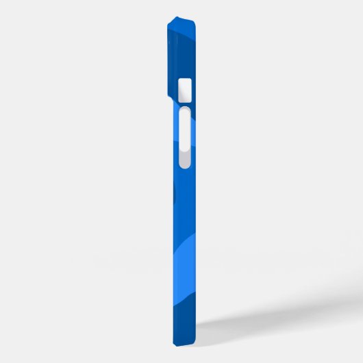 青い抽象芸術 Case-Mate iPhoneケース (裏面 / 左)