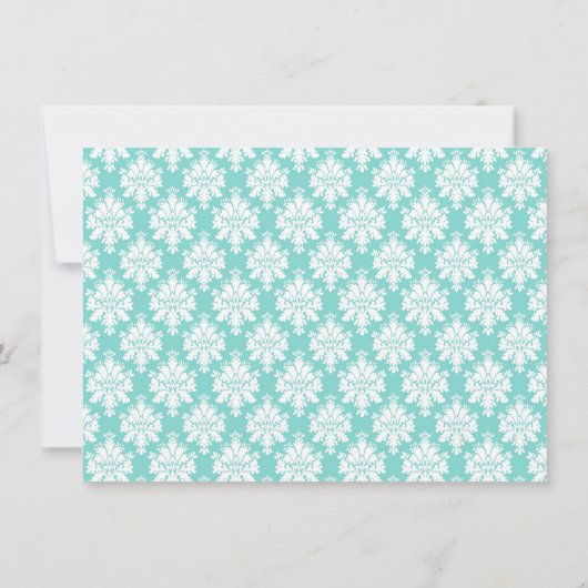 青い招待状 招待状 (裏面)