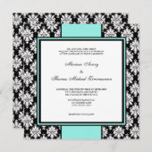 青い招待状 招待状 (正面/裏面)