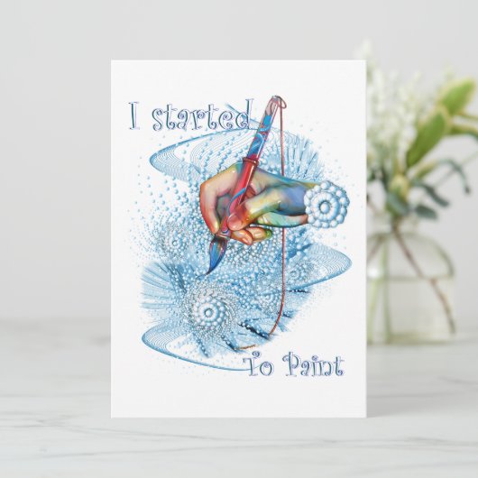 青い振動 招待状 (スタンド正面)