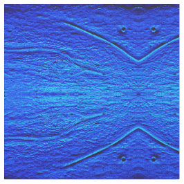 青い教会のガラス ファブリック