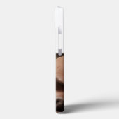 青い文字のDad Photo iPhoneケース Case-Mate iPhoneケース (裏面 / 左)
