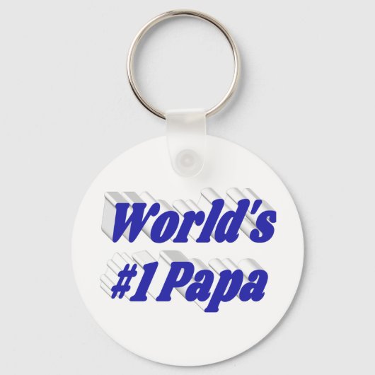 青い文字 キーホルダー (正面)