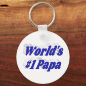 青い文字 キーホルダー (裏面)