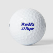 青い文字 ゴルフボール (正面)