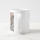 青い文字 ジャンボコーヒーマグカップ (裏面)