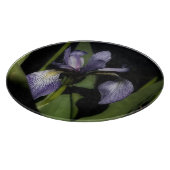 青い旗のアイリス カッティングボード (角)