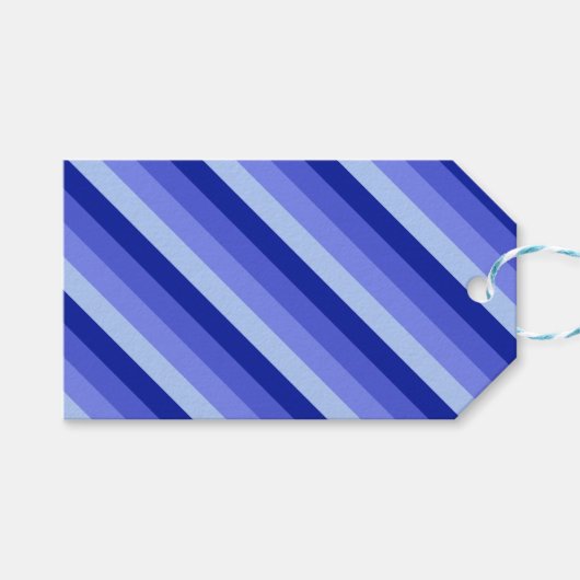青い日ギフトラベル ギフトタグ (正面(横))