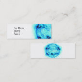 青い日曜日の名刺2 スキニー名刺 (正面/裏面)