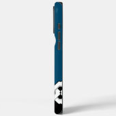 青い日本のチェーンとスパイラルパターンのケース – メイトi Case-Mate iPhoneケース (裏面 / 左)