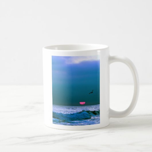 青い日没 コーヒーマグカップ (右)