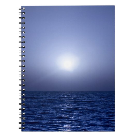青い日没 ノートブック (正面)