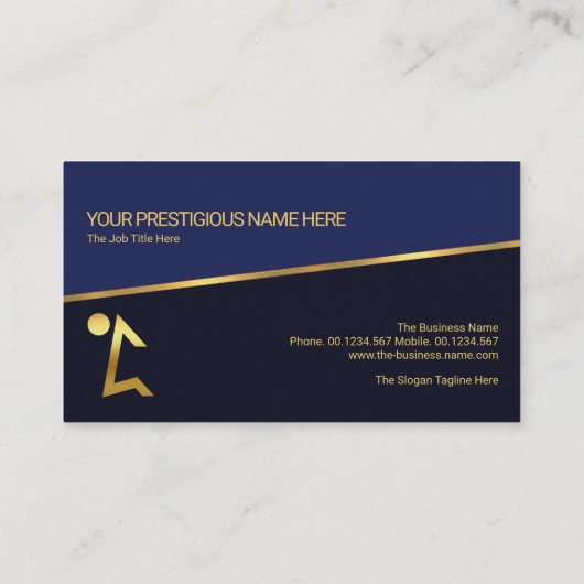 青い日陰の層ひざまずく男性の牧師カウンセラー 名刺 (裏面)