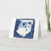 青い日？ カード (裏面)