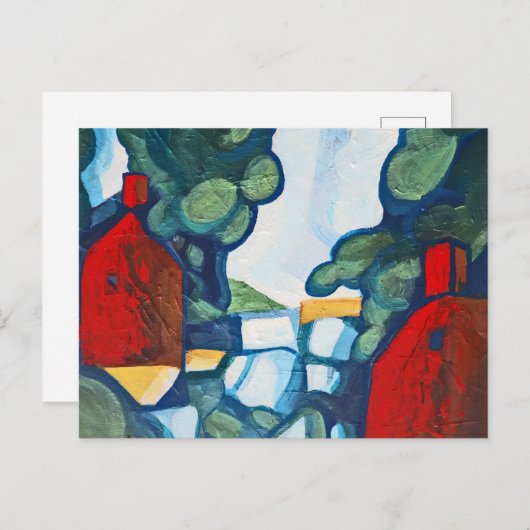 青い日 ポストカード (正面/裏面)