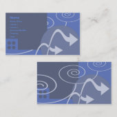 青い日 名刺 (正面/裏面)