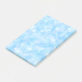 青い明る淡い色のい泡のような外観 ポストイット (アングル)