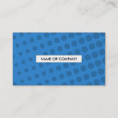 青い明暗中間部QRコード 名刺 (裏面)