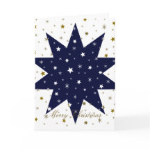 青い星と白い星と輝く金ゴールド星