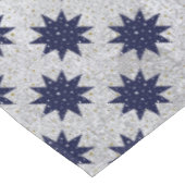 青い星と白い星と輝く金ゴールド星 テーブルクロス (アングル)