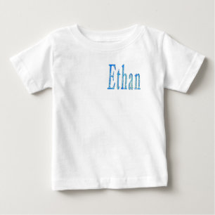 青い星のイーサン ベビーTシャツ