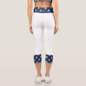 青い星の白 カプリレギンス (裏面)