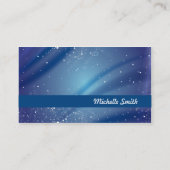 青い星明かりの夜モノグラム 名刺 (裏面)