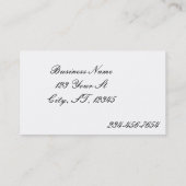 青い星破烈の幾何学的な黒 名刺 (裏面)