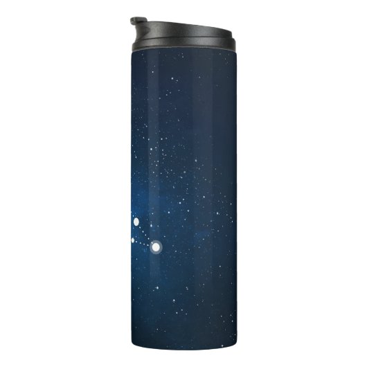 青い星雲の魚類の(占星術の)十二宮図の印 タンブラー (回転右)