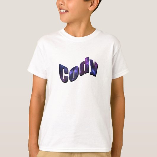 青い星雲コディの名前, Tシャツ (正面)