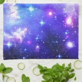 青い星雲 キッチンタオル (折り畳み)