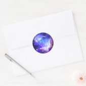 青い星雲 ラウンドシール (封筒)