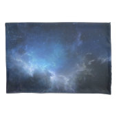 青い星雲、銀河系の枕箱 枕カバー (正面左)