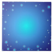 青い星 タイル (正面)