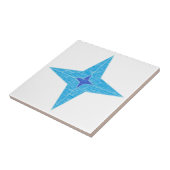 青い星 タイル (側面)