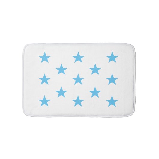 青い星 バスマット (正面)
