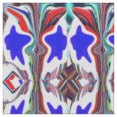 青い星 ファブリック (クローズアップ)