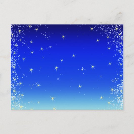 青い星 ポストカード (正面)